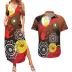 NAIDOC 2025 The Next Generation Couples Matching Summer Maxi Dress and Hawaiian Shirt Aboriginal-Islanders Inspired Story