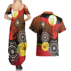 NAIDOC 2025 The Next Generation Couples Matching Summer Maxi Dress and Hawaiian Shirt Aboriginal-Islanders Inspired Story