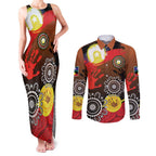 NAIDOC 2025 The Next Generation Couples Matching Tank Maxi Dress and Long Sleeve Button Shirt Aboriginal-Islanders Inspired Story