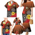 NAIDOC 2025 The Next Generation Family Matching Mermaid Dress and Hawaiian Shirt Aboriginal-Islanders Inspired Story