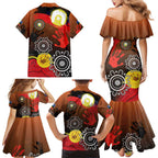 NAIDOC 2025 The Next Generation Family Matching Mermaid Dress and Hawaiian Shirt Aboriginal-Islanders Inspired Story
