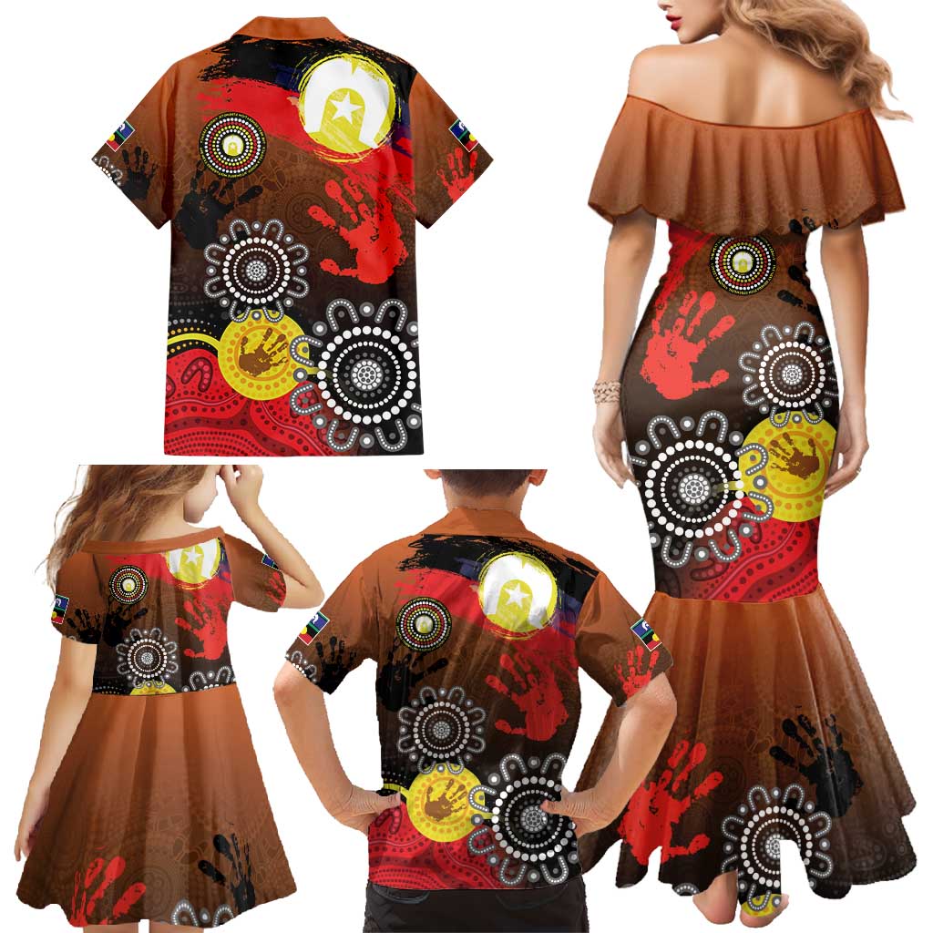 NAIDOC 2025 The Next Generation Family Matching Mermaid Dress and Hawaiian Shirt Aboriginal-Islanders Inspired Story