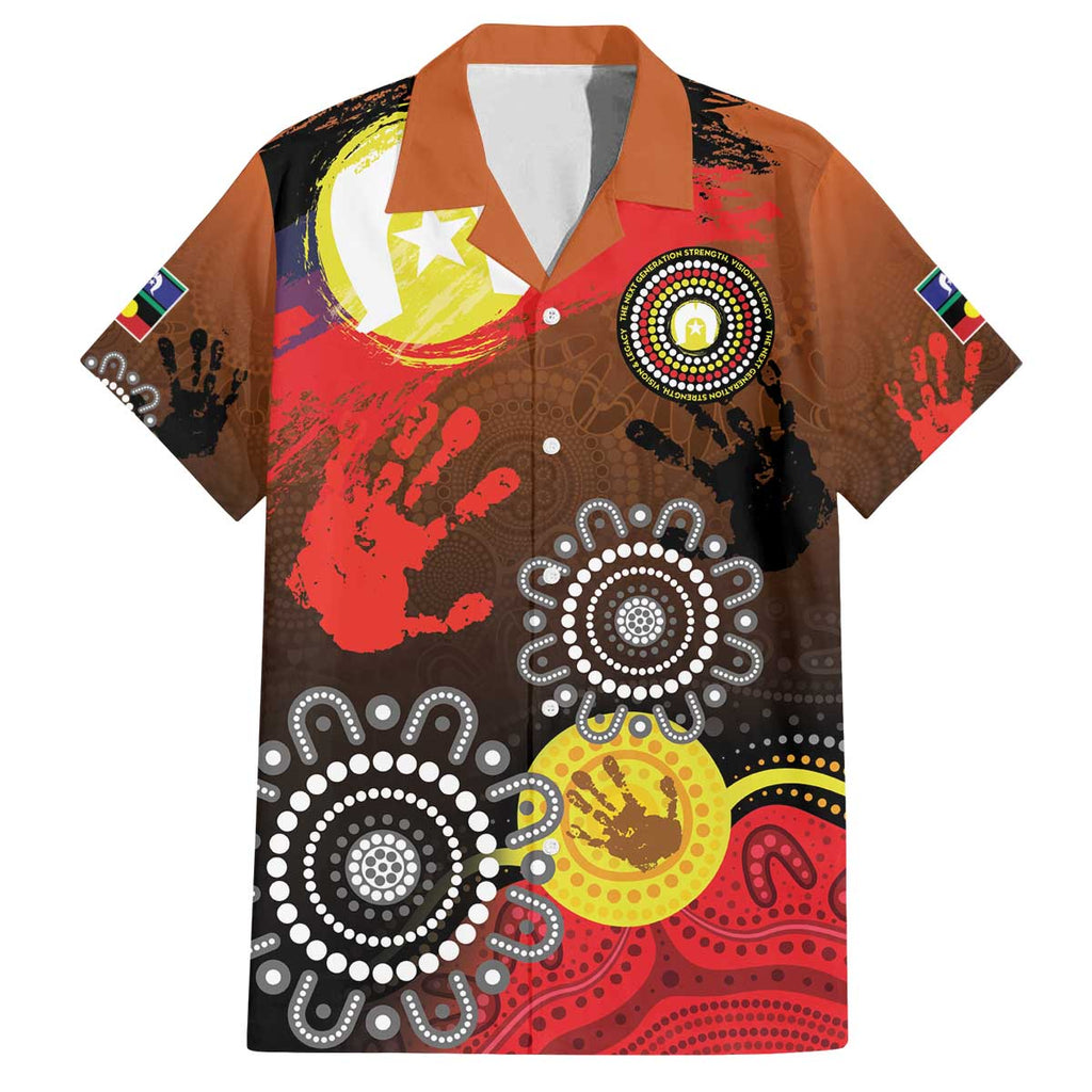 NAIDOC 2025 The Next Generation Family Matching Off The Shoulder Long Sleeve Dress and Hawaiian Shirt Aboriginal-Islanders Inspired Story