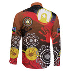 NAIDOC 2025 The Next Generation Family Matching Off The Shoulder Long Sleeve Dress and Hawaiian Shirt Aboriginal-Islanders Inspired Story
