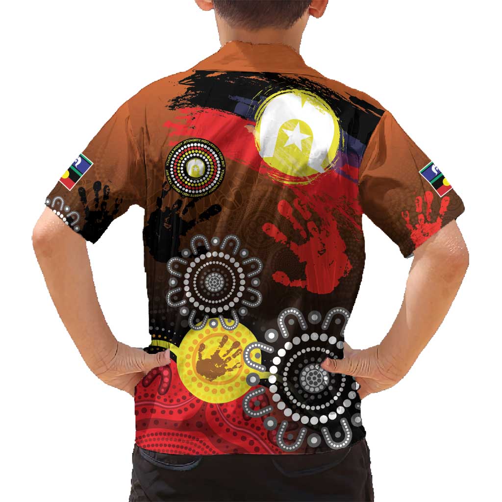 NAIDOC 2025 The Next Generation Family Matching Off Shoulder Maxi Dress and Hawaiian Shirt Aboriginal-Islanders Inspired Story
