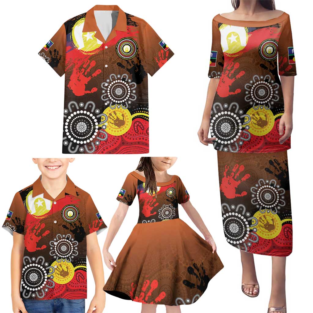 NAIDOC 2025 The Next Generation Family Matching Puletasi and Hawaiian Shirt Aboriginal-Islanders Inspired Story