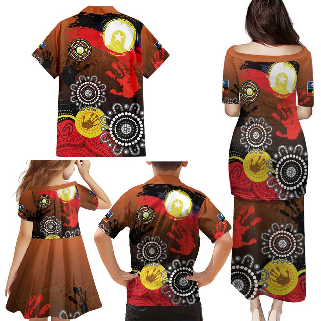 NAIDOC 2025 The Next Generation Family Matching Puletasi and Hawaiian Shirt Aboriginal-Islanders Inspired Story