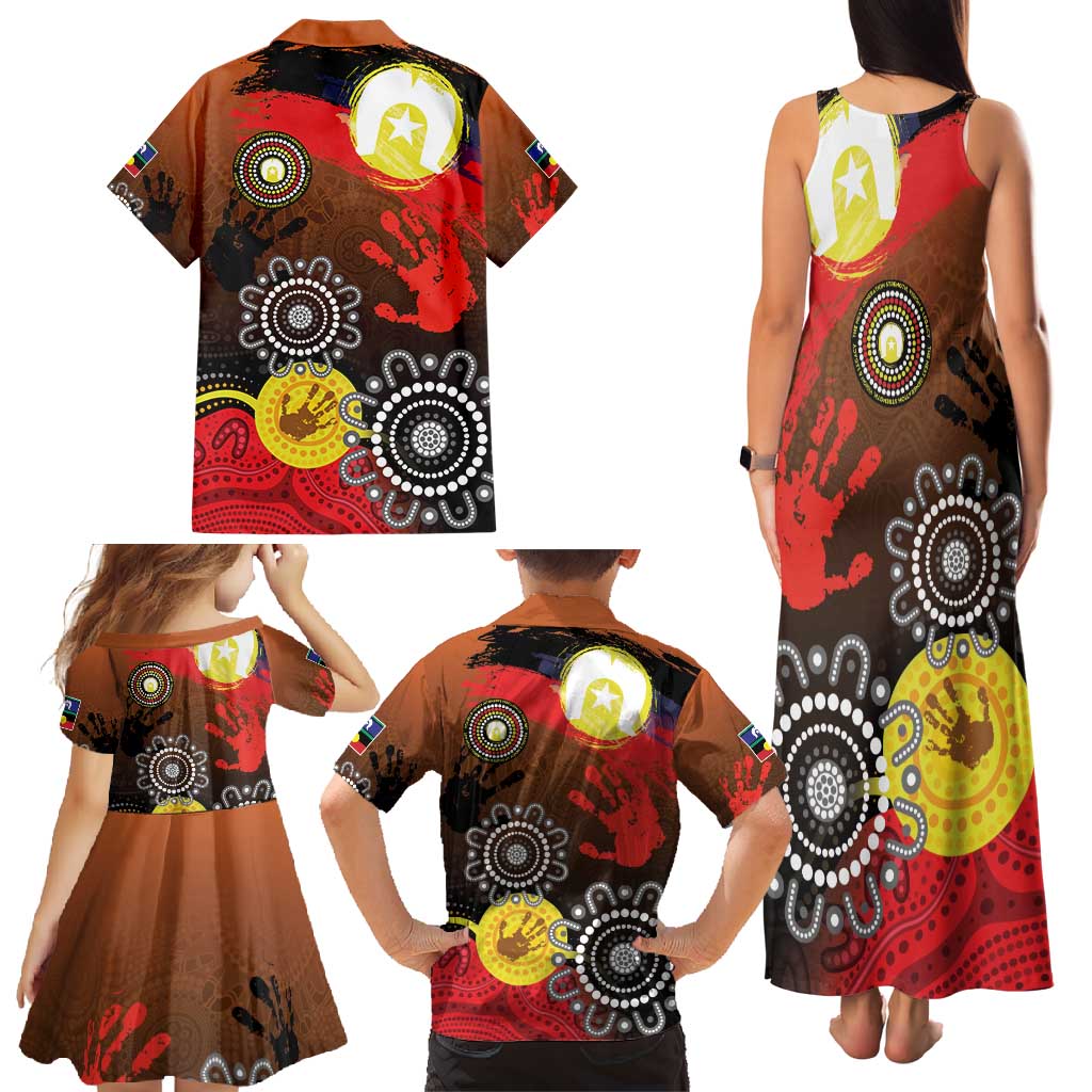 NAIDOC 2025 The Next Generation Family Matching Tank Maxi Dress and Hawaiian Shirt Aboriginal-Islanders Inspired Story