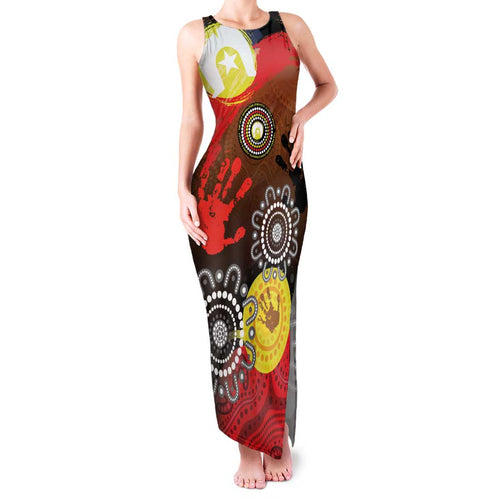 NAIDOC 2025 The Next Generation Family Matching Tank Maxi Dress and Hawaiian Shirt Aboriginal-Islanders Inspired Story