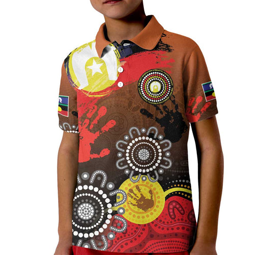 NAIDOC 2025 The Next Generation Kid Polo Shirt Aboriginal-Islanders Inspired Story