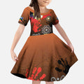 NAIDOC 2025 The Next Generation Kid Short Sleeve Dress Aboriginal-Islanders Inspired Story