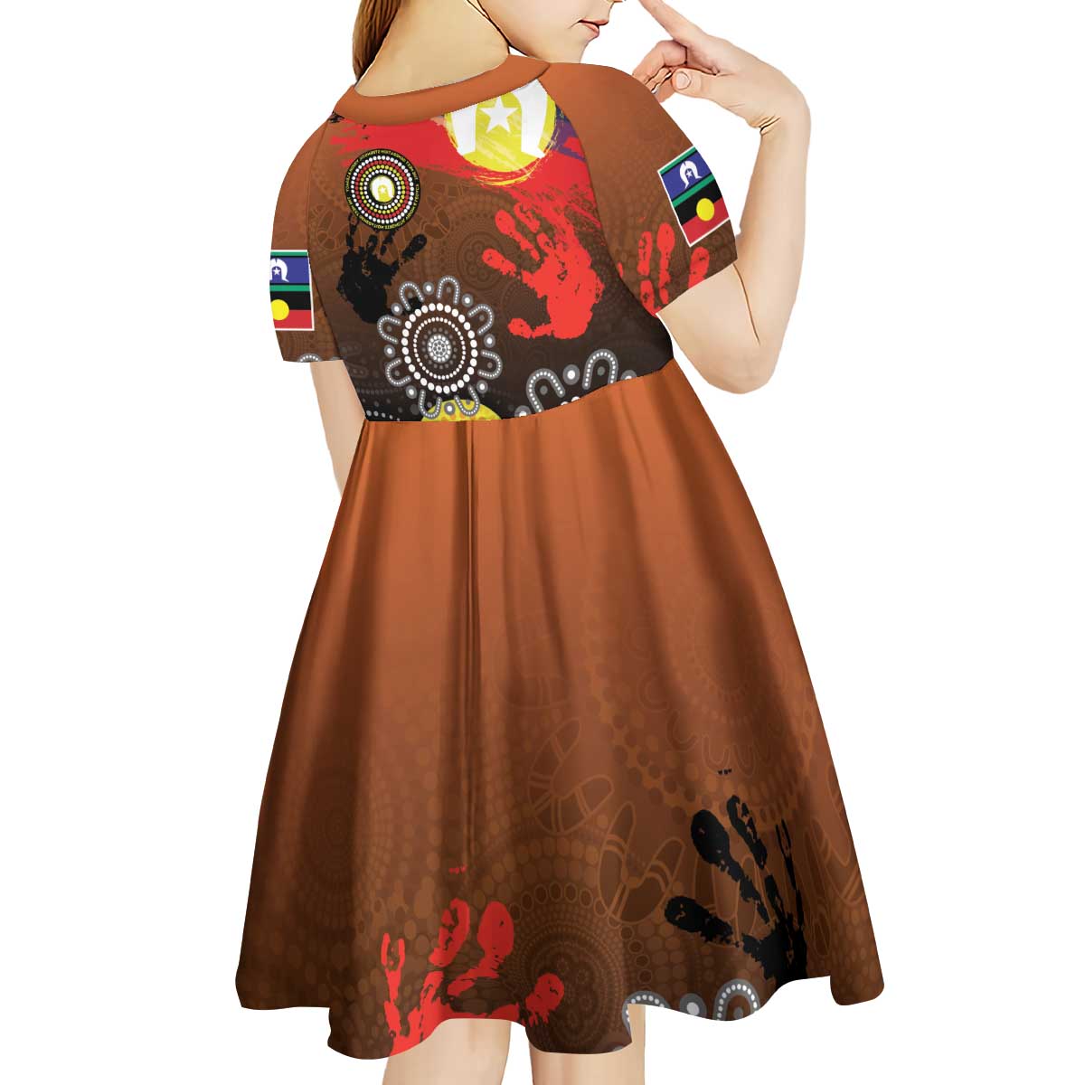 NAIDOC 2025 The Next Generation Kid Short Sleeve Dress Aboriginal-Islanders Inspired Story