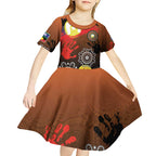 NAIDOC 2025 The Next Generation Kid Short Sleeve Dress Aboriginal-Islanders Inspired Story