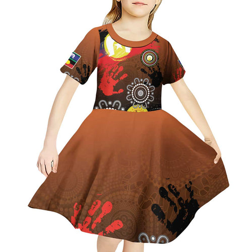 NAIDOC 2025 The Next Generation Kid Short Sleeve Dress Aboriginal-Islanders Inspired Story