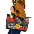 NAIDOC 2025 The Next Generation Leather Tote Bag Aboriginal-Islanders Inspired Story