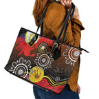 NAIDOC 2025 The Next Generation Leather Tote Bag Aboriginal-Islanders Inspired Story