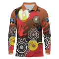 NAIDOC 2025 The Next Generation Long Sleeve Polo Shirt Aboriginal-Islanders Inspired Story