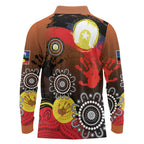 NAIDOC 2025 The Next Generation Long Sleeve Polo Shirt Aboriginal-Islanders Inspired Story