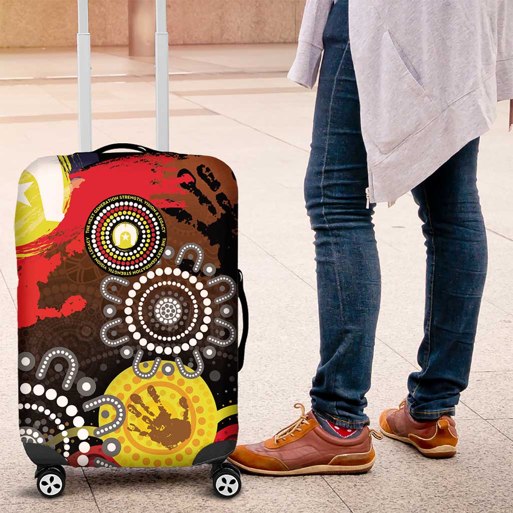 NAIDOC 2025 The Next Generation Luggage Cover Aboriginal-Islanders Inspired Story
