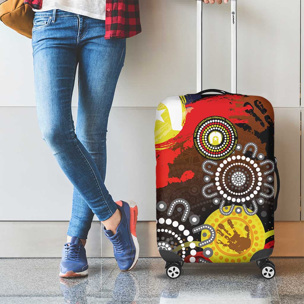 NAIDOC 2025 The Next Generation Luggage Cover Aboriginal-Islanders Inspired Story