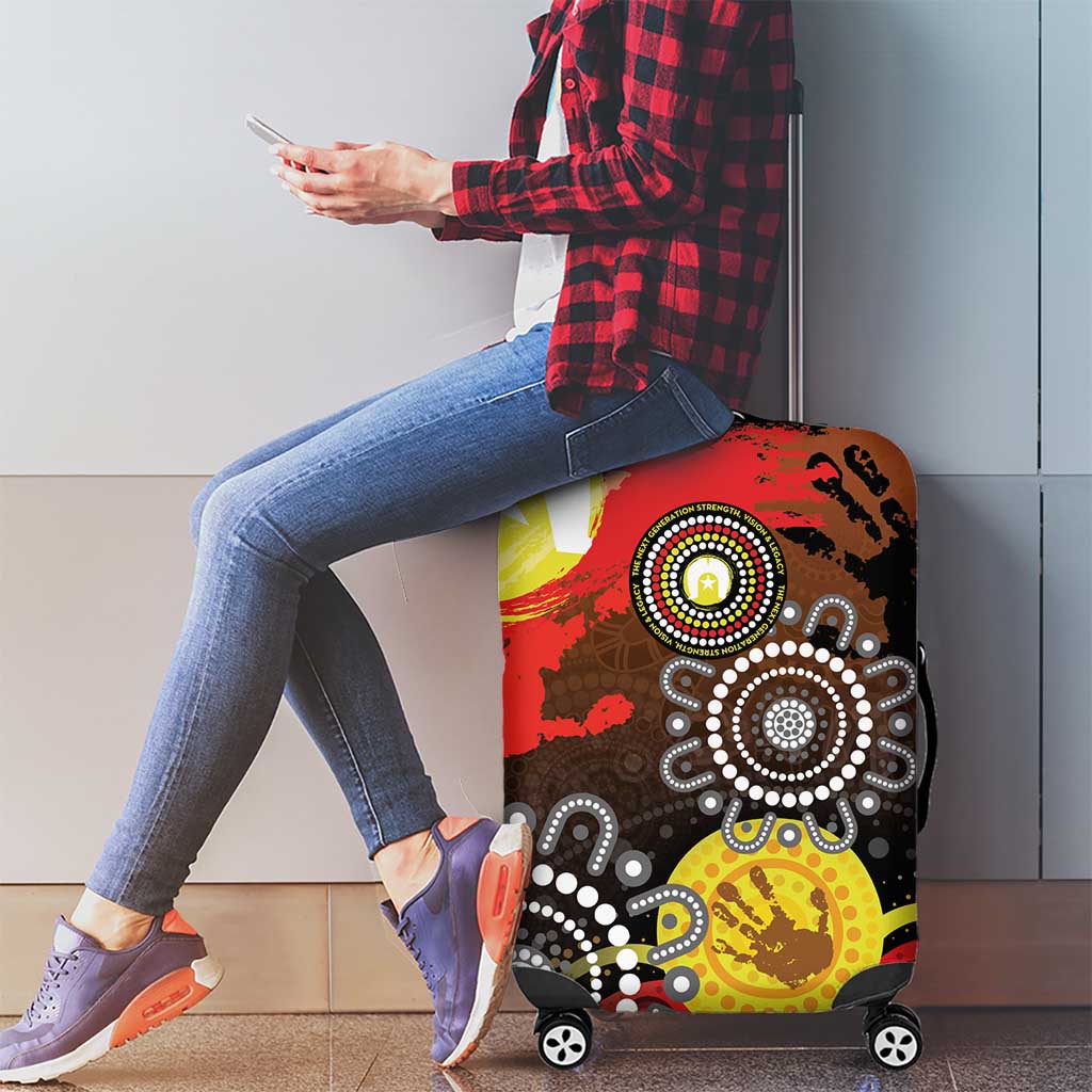 NAIDOC 2025 The Next Generation Luggage Cover Aboriginal-Islanders Inspired Story