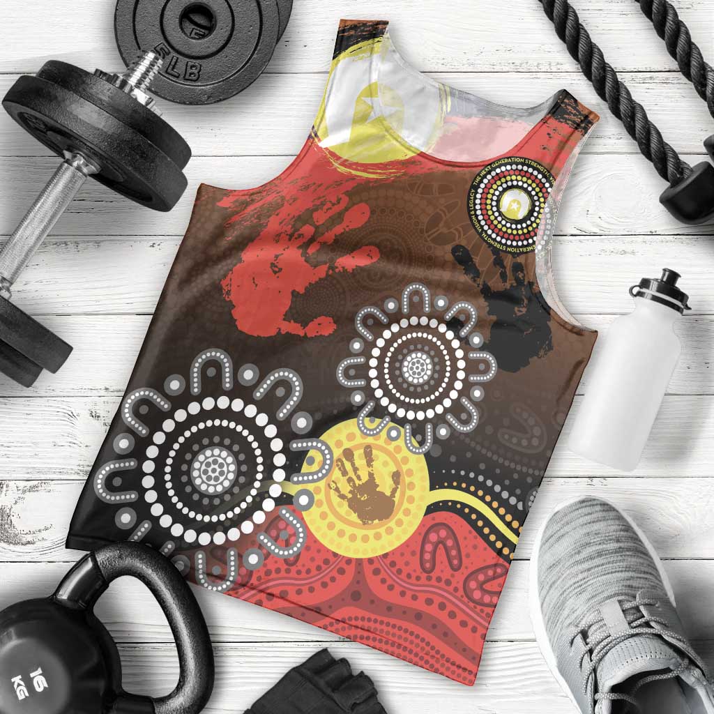 NAIDOC 2025 The Next Generation Men Tank Top Aboriginal-Islanders Inspired Story