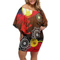 NAIDOC 2025 The Next Generation Off Shoulder Short Dress Aboriginal-Islanders Inspired Story