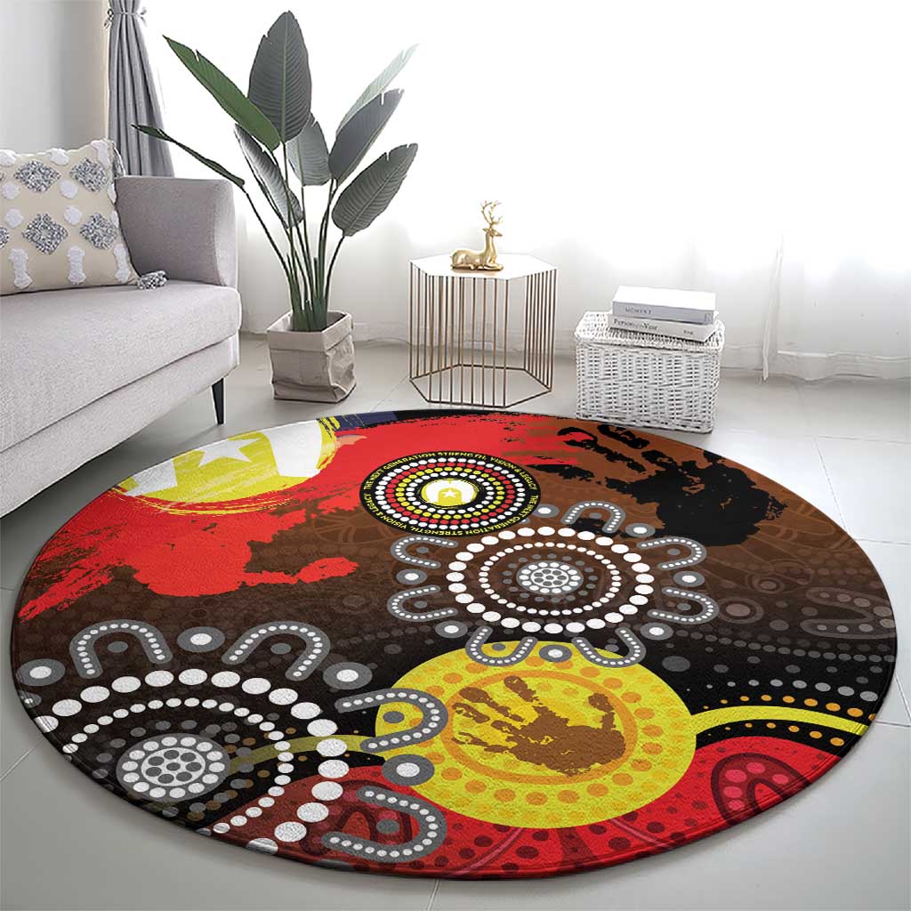 NAIDOC 2025 The Next Generation Round Carpet Aboriginal-Islanders Inspired Story