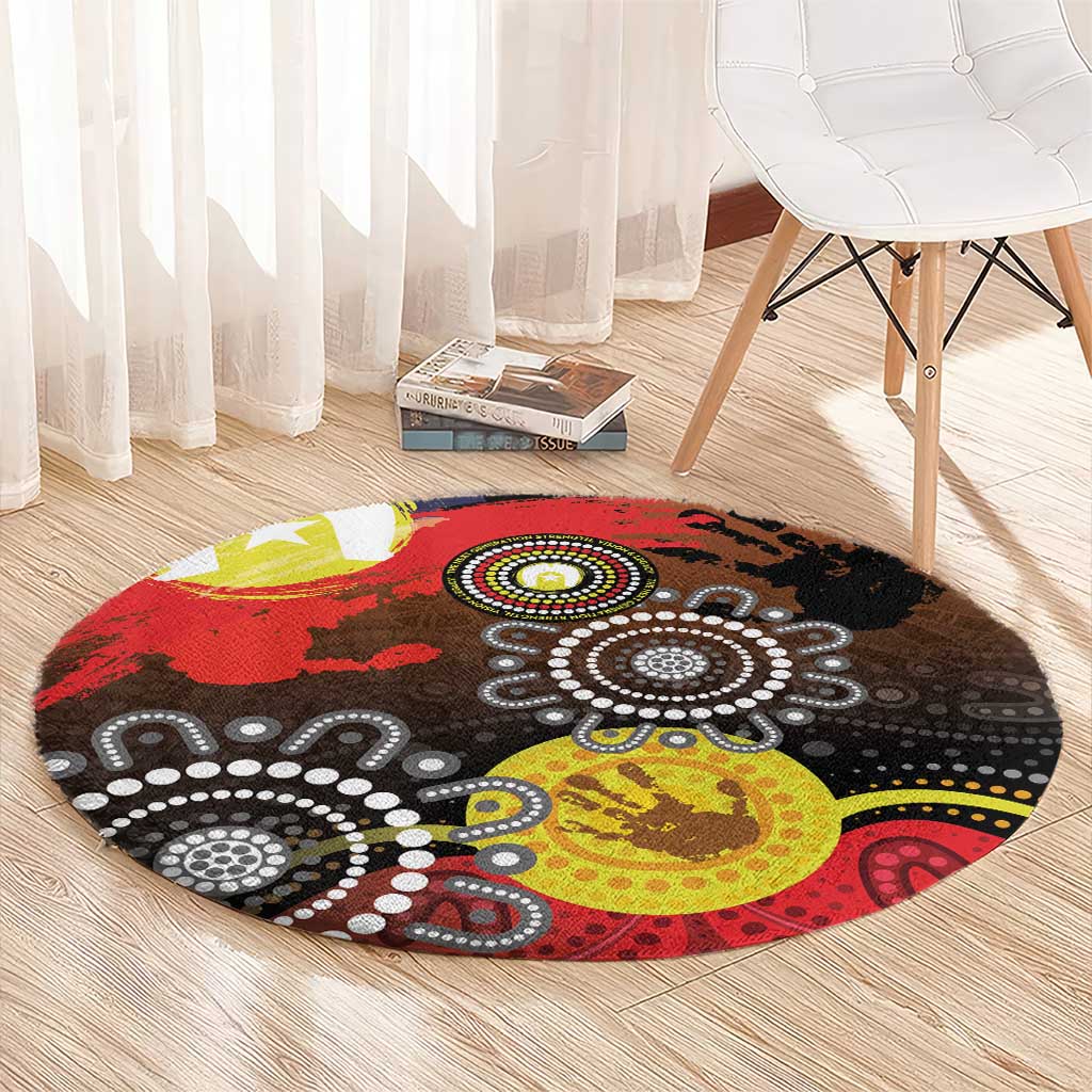 NAIDOC 2025 The Next Generation Round Carpet Aboriginal-Islanders Inspired Story