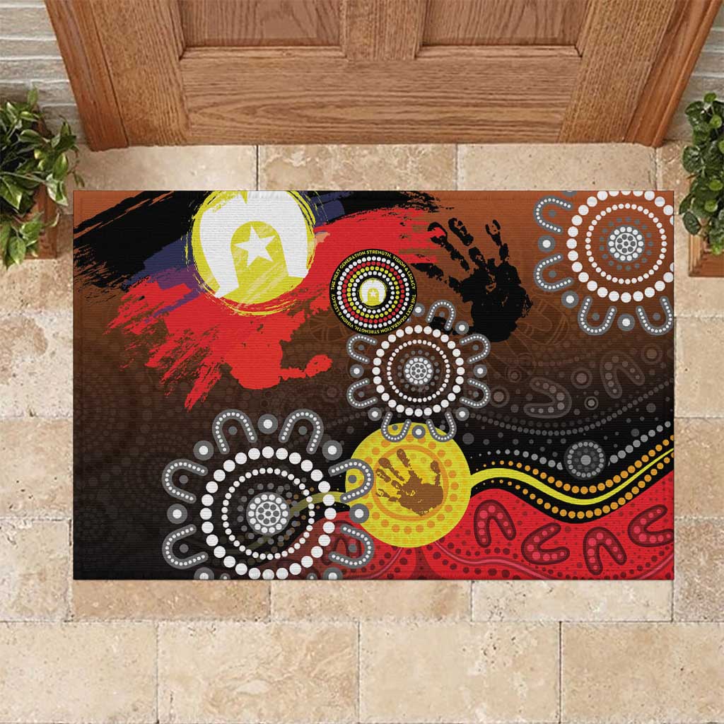 NAIDOC 2025 The Next Generation Rubber Doormat Aboriginal-Islanders Inspired Story