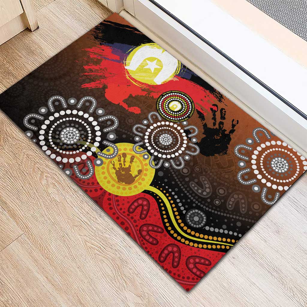 NAIDOC 2025 The Next Generation Rubber Doormat Aboriginal-Islanders Inspired Story