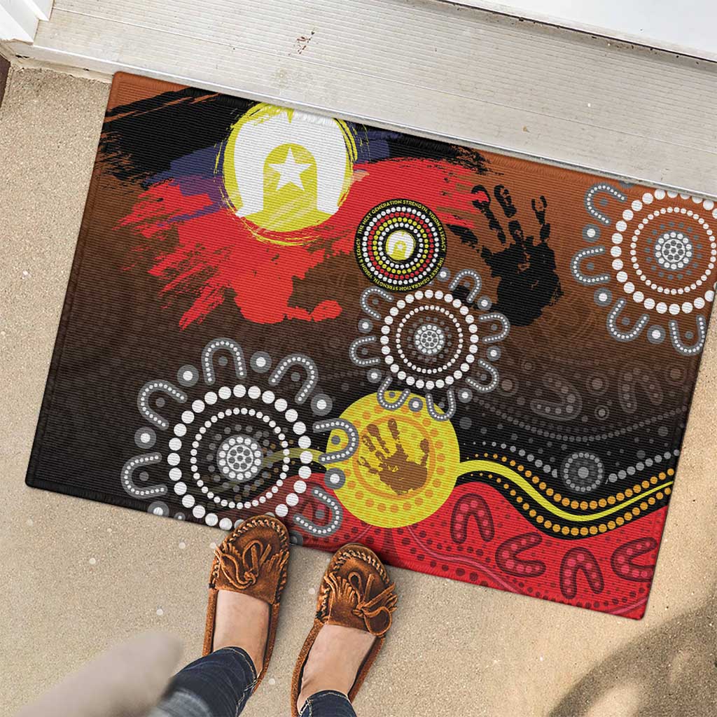 NAIDOC 2025 The Next Generation Rubber Doormat Aboriginal-Islanders Inspired Story