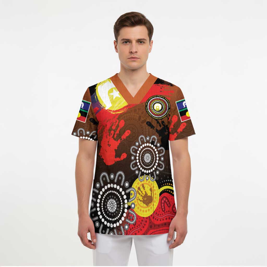NAIDOC 2025 The Next Generation Scrub Top Aboriginal-Islanders Inspired Story - Aussie Hoodie