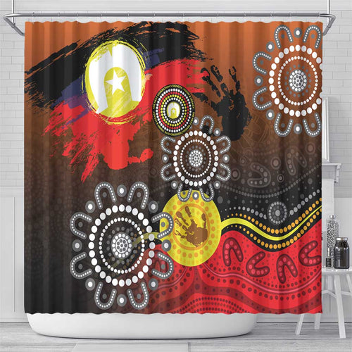 NAIDOC 2025 The Next Generation Shower Curtain Aboriginal-Islanders Inspired Story
