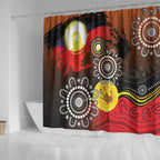 NAIDOC 2025 The Next Generation Shower Curtain Aboriginal-Islanders Inspired Story