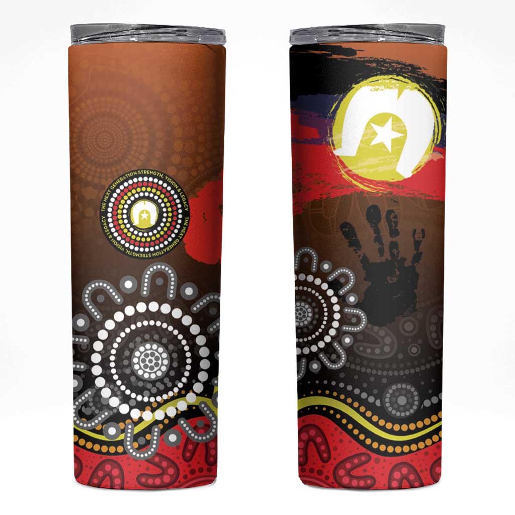 NAIDOC 2025 The Next Generation Skinny Tumbler Aboriginal-Islanders Inspired Story