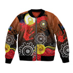 NAIDOC 2025 The Next Generation Sleeve Zip Bomber Jacket Aboriginal-Islanders Inspired Story