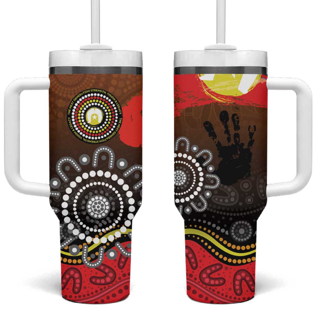 NAIDOC 2025 The Next Generation Tumbler With Handle Aboriginal-Islanders Inspired Story