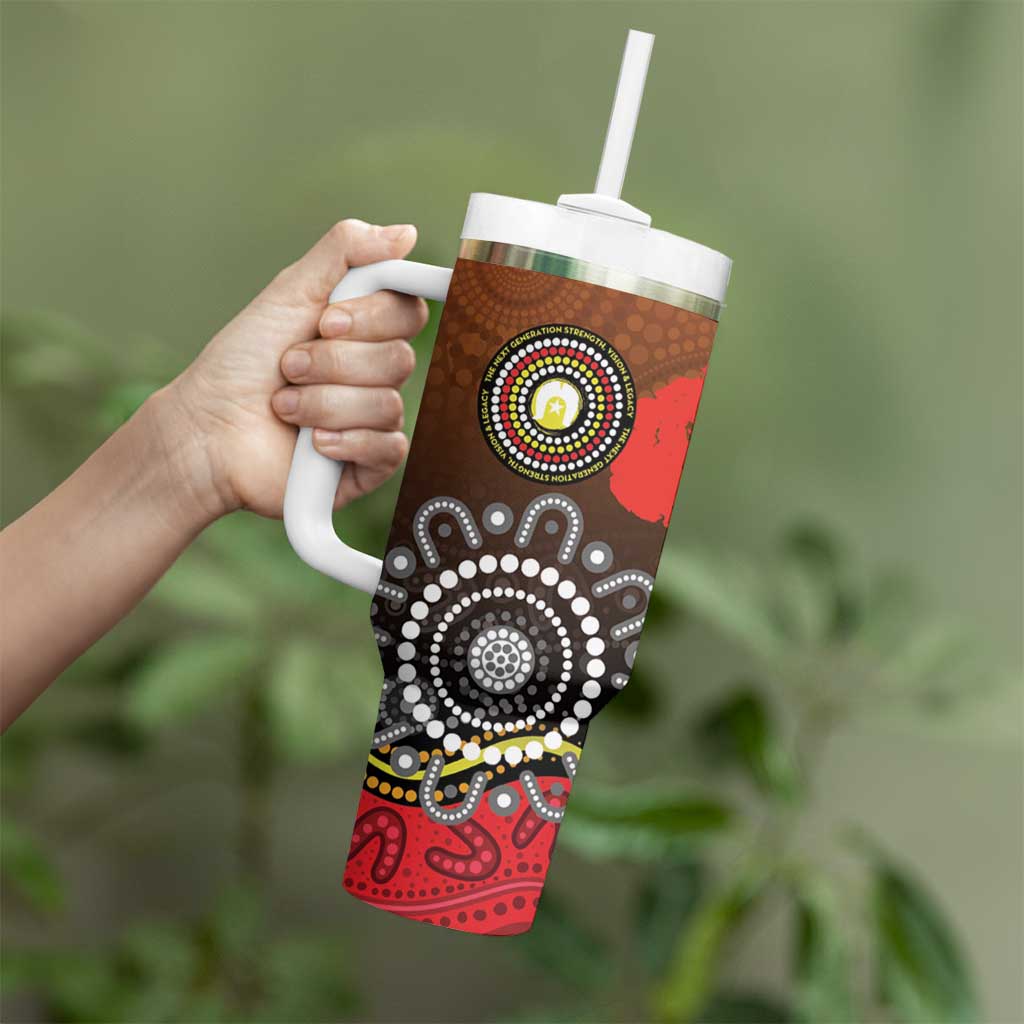 NAIDOC 2025 The Next Generation Tumbler With Handle Aboriginal-Islanders Inspired Story
