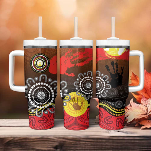 NAIDOC 2025 The Next Generation Tumbler With Handle Aboriginal-Islanders Inspired Story