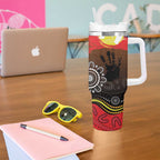 NAIDOC 2025 The Next Generation Tumbler With Handle Aboriginal-Islanders Inspired Story