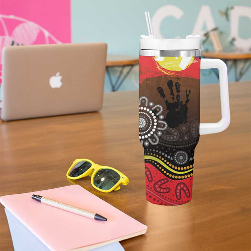 NAIDOC 2025 The Next Generation Tumbler With Handle Aboriginal-Islanders Inspired Story