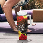 NAIDOC 2025 The Next Generation Tumbler With Handle Aboriginal-Islanders Inspired Story
