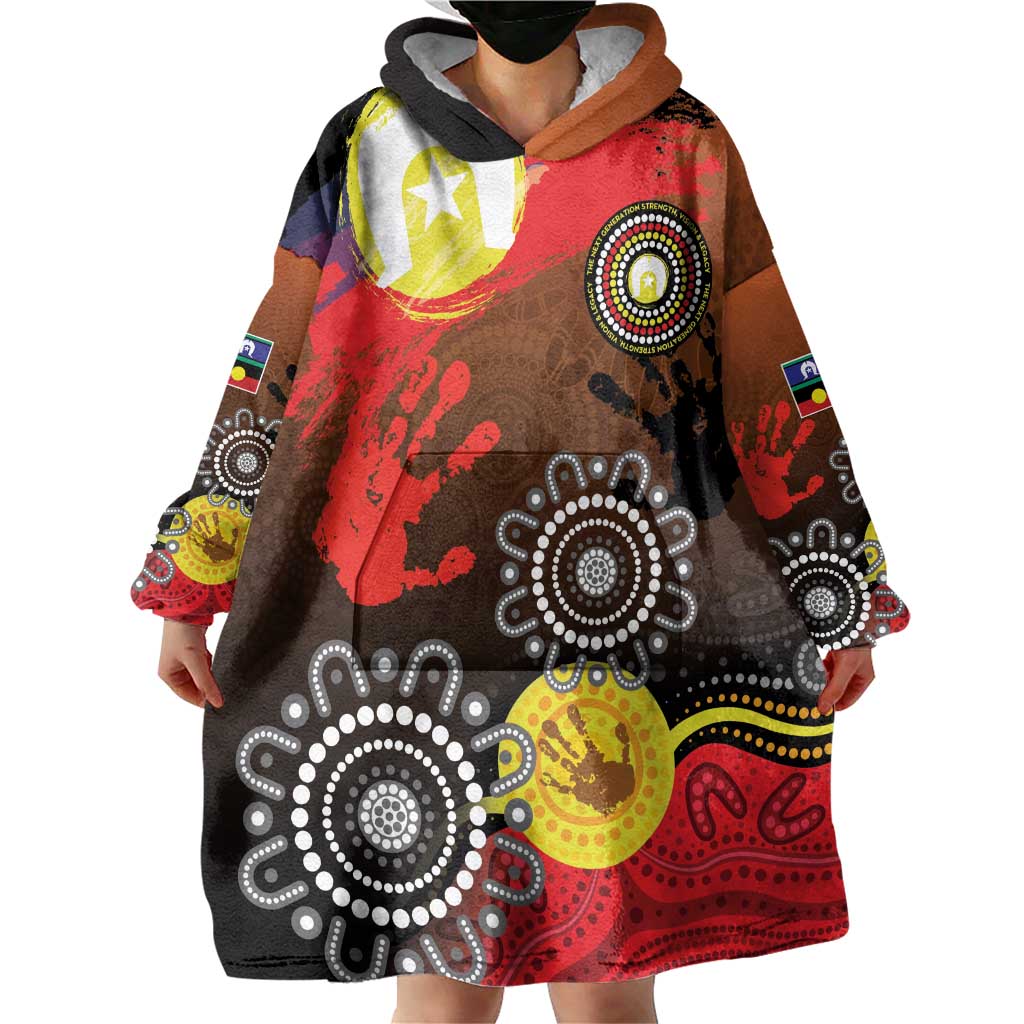 NAIDOC 2025 The Next Generation Wearable Blanket Hoodie Aboriginal-Islanders Inspired Story