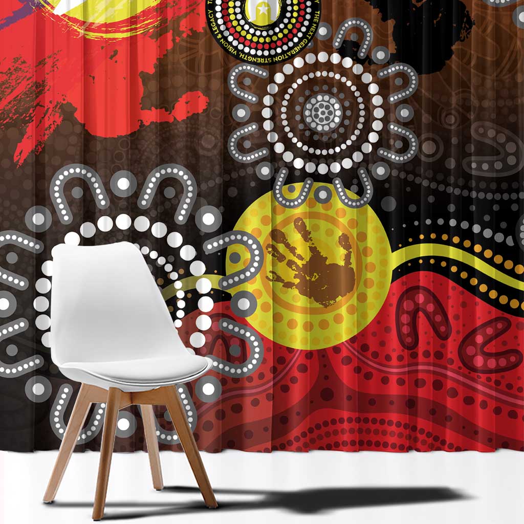 NAIDOC 2025 The Next Generation Window Curtain Aboriginal-Islanders Inspired Story