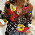 NAIDOC 2025 The Next Generation Women Casual Shirt Aboriginal-Islanders Inspired Story