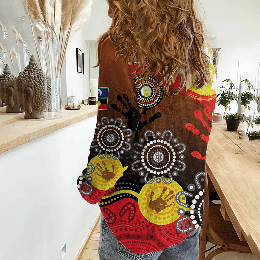 NAIDOC 2025 The Next Generation Women Casual Shirt Aboriginal-Islanders Inspired Story