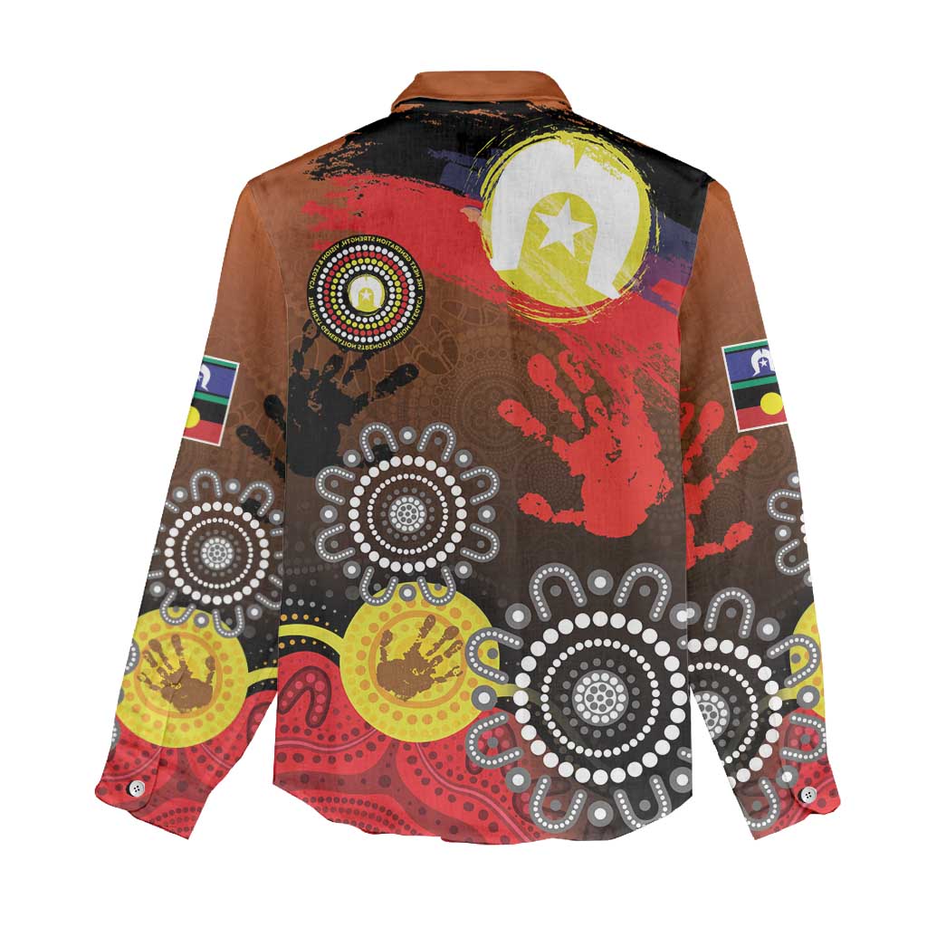 NAIDOC 2025 The Next Generation Women Casual Shirt Aboriginal-Islanders Inspired Story