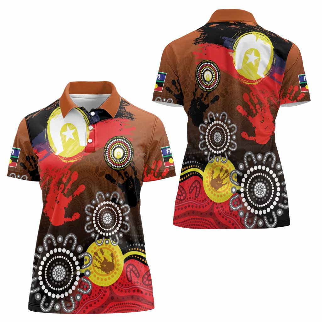 NAIDOC 2025 The Next Generation Women Polo Shirt Aboriginal-Islanders Inspired Story