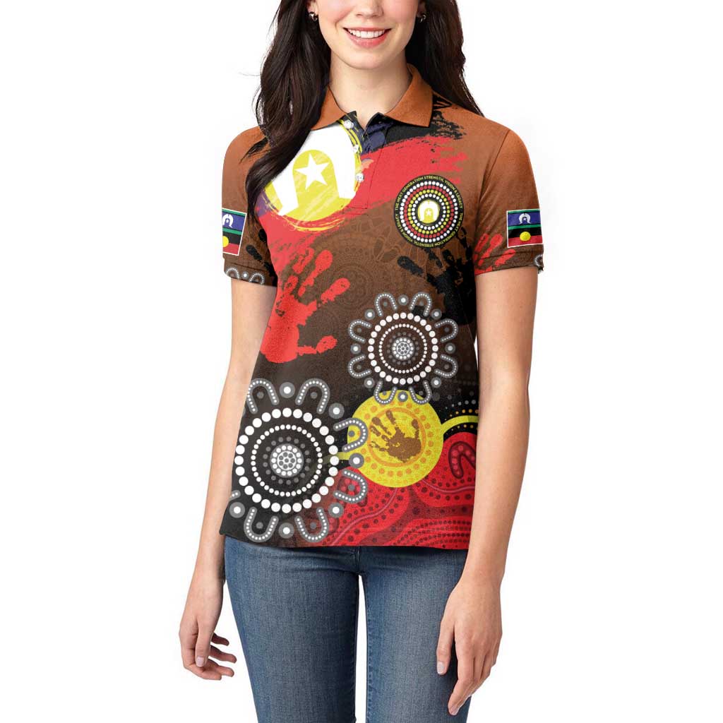 NAIDOC 2025 The Next Generation Women Polo Shirt Aboriginal-Islanders Inspired Story